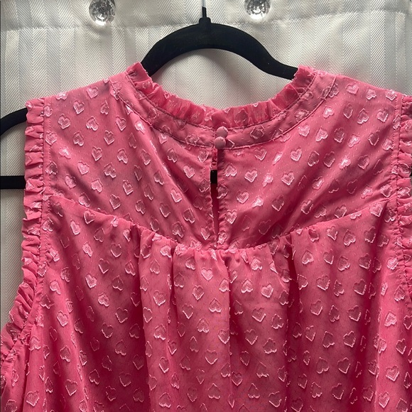 Torrid Pink Ruffled Blouse - Picture 4 of 6